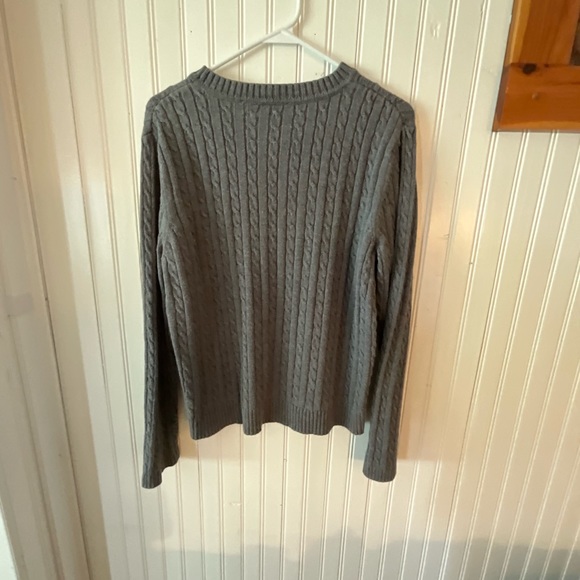 100% Cotton Grey Woven Sweater (L) - Picture 5 of 5